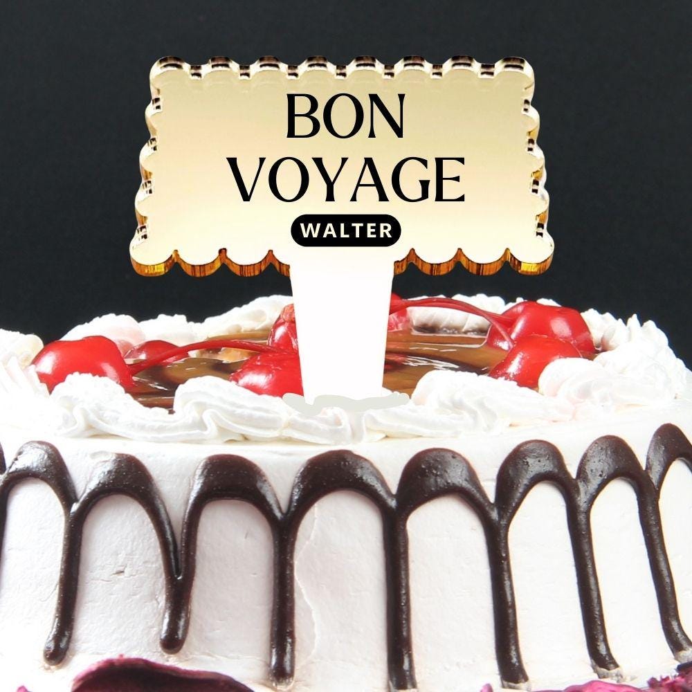 Merry Christmas Cake Topper - Harkak Creative