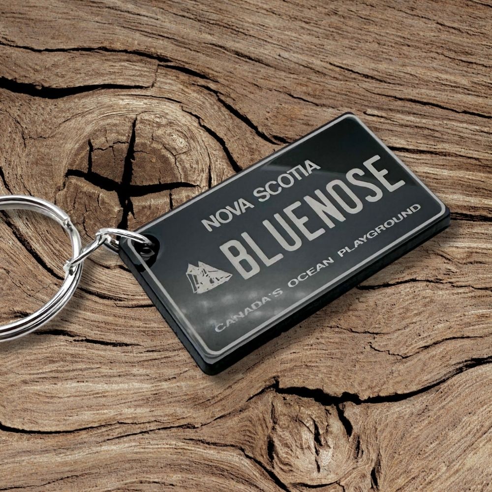 Nova Scotia License plate keychain souvenir tags - Harkak Creative