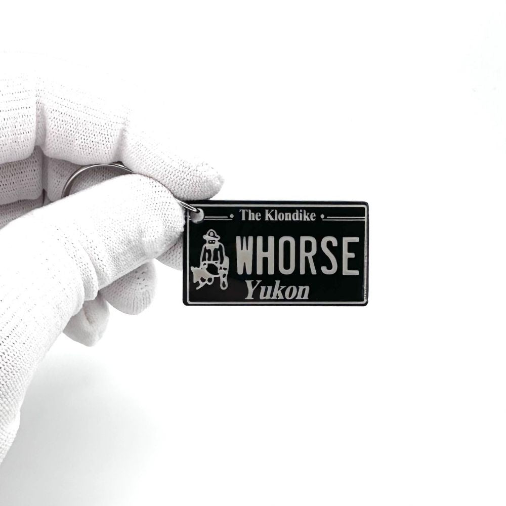Yukon License plate keychain souvenir tags - Harkak Creative