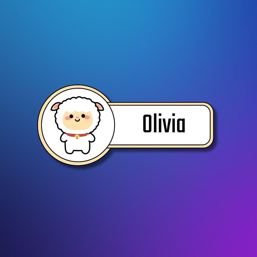 Kids Name Stickers for Backpacks