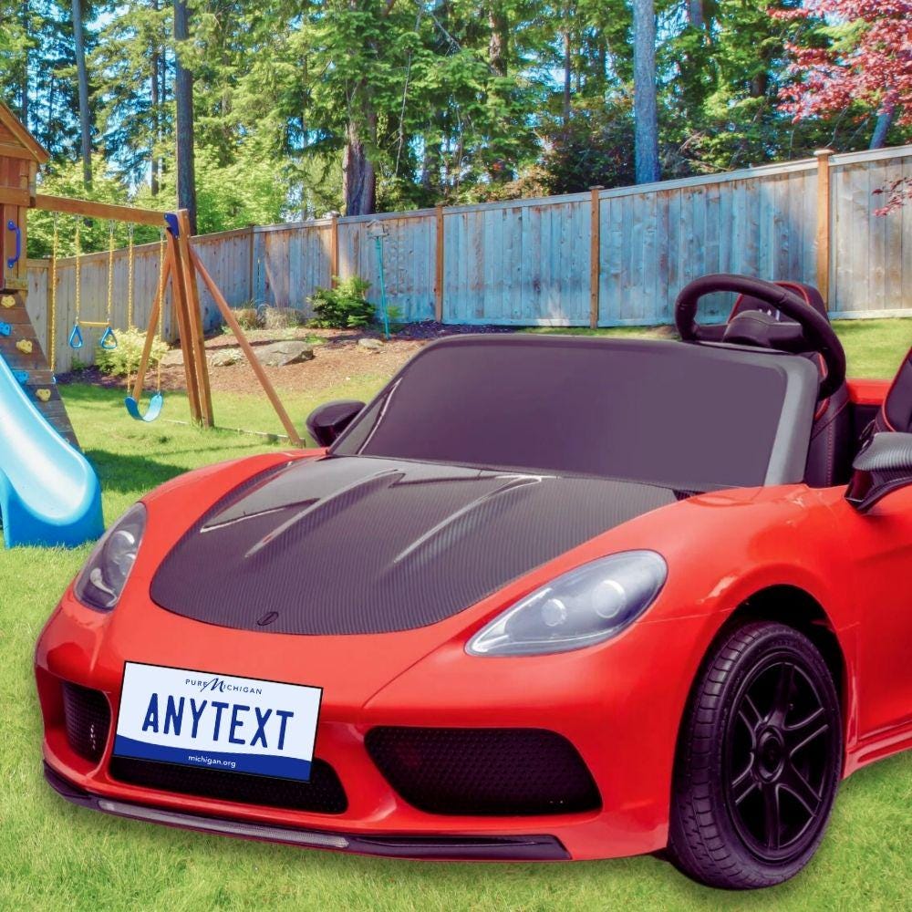 Custom North Carolina License Plates for Toy Cars RC Cars, Kids Push Cars, Personalized Stickers for Scrapbooking and Travel Themed Projects