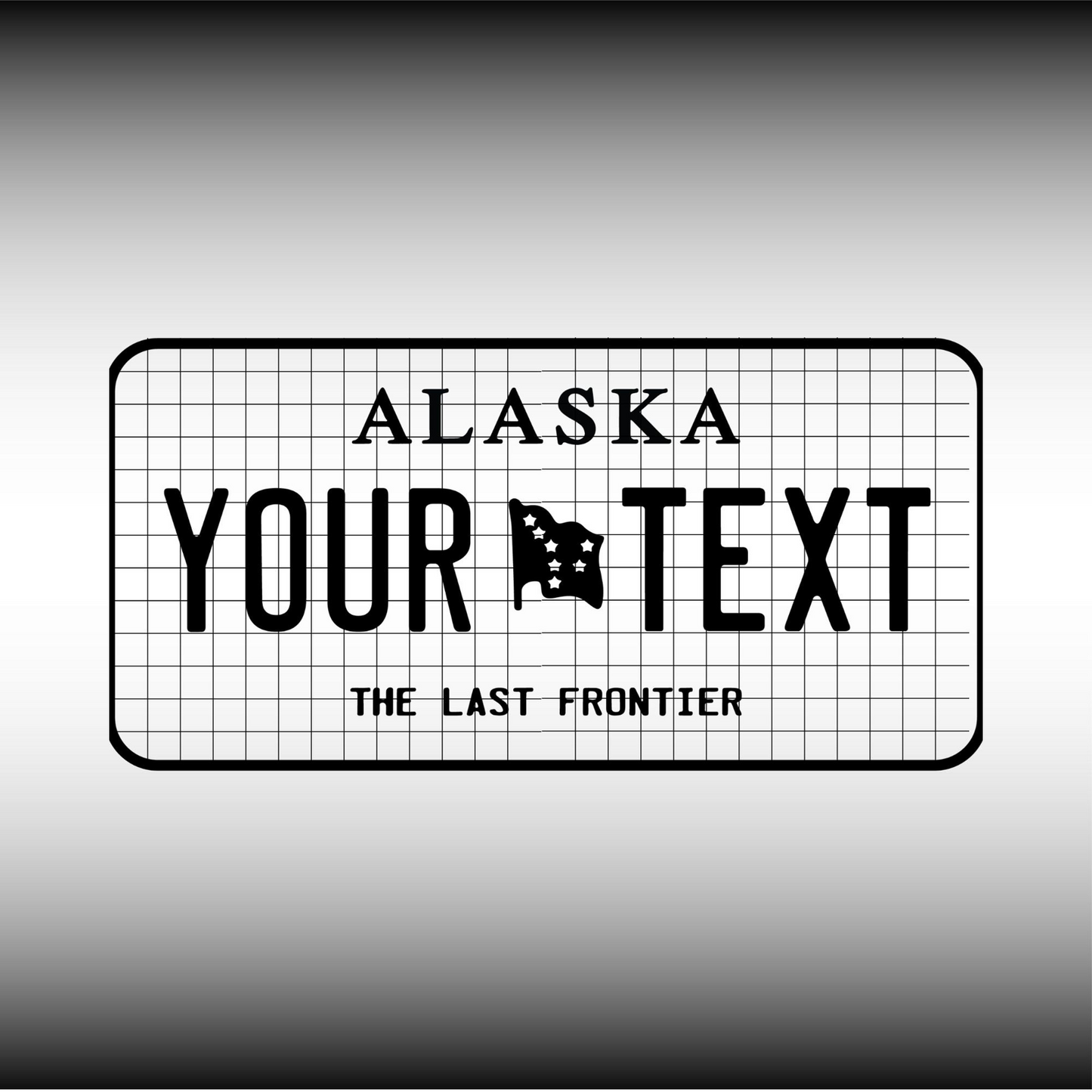 Alaska License Plate File - Harkak Creative