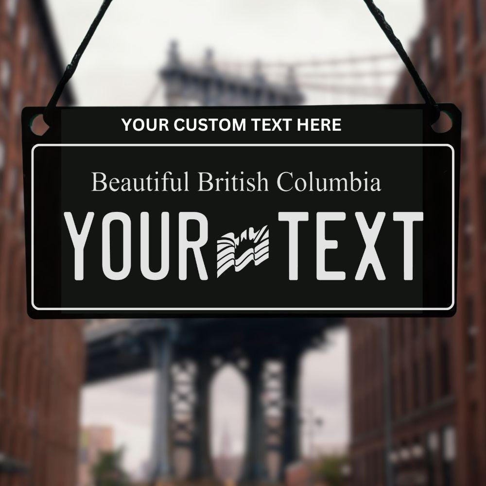 Alberta Canada License Plate Car Hanger Car Accessory - Harkak Creative