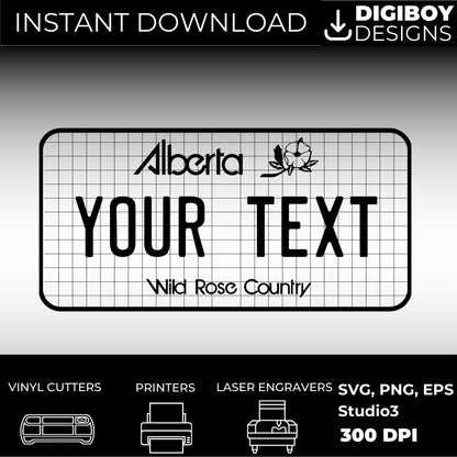 Alberta License Plate File - Harkak Creative