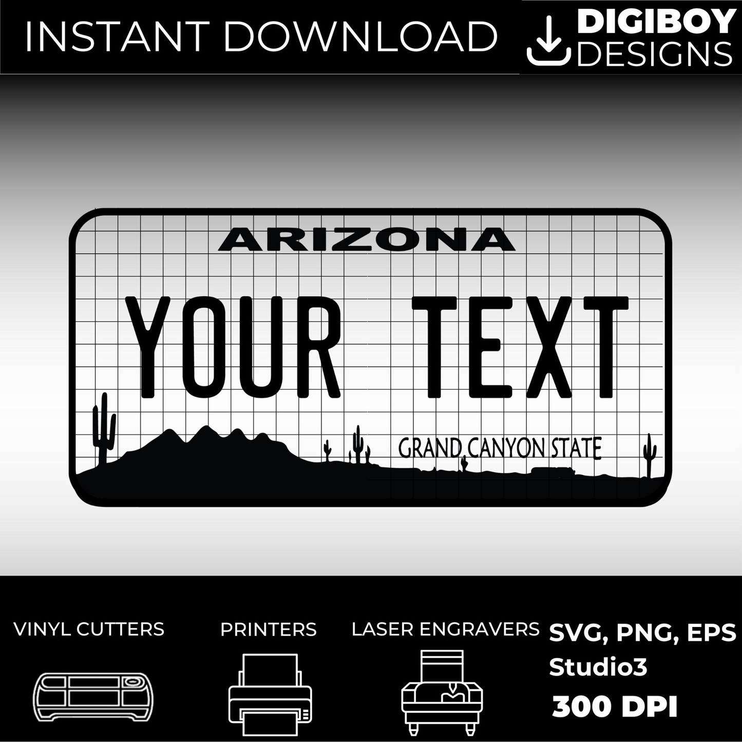 Arizona License Plate File - Harkak Creative