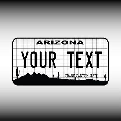 Arizona License Plate File - Harkak Creative