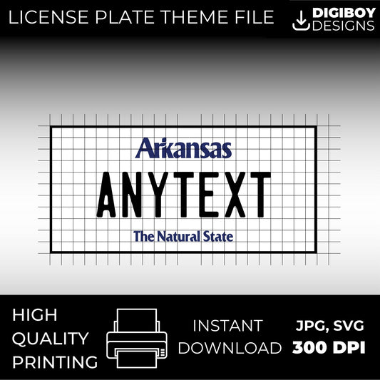 Arkansas USA License Plate File