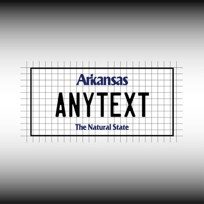 Arkansas USA License Plate File