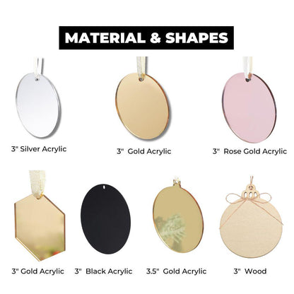 Baby's First Christmas Ornaments - Harkak Creative