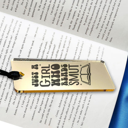 Book Junkie Acrylic Bookmark - Harkak Creative