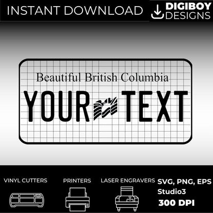 British Columbia License Plate File - Harkak Creative