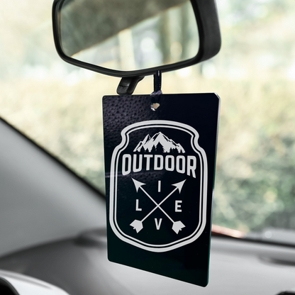 Camping Because Therapy Is Expensive Car Hangings - Harkak Creative