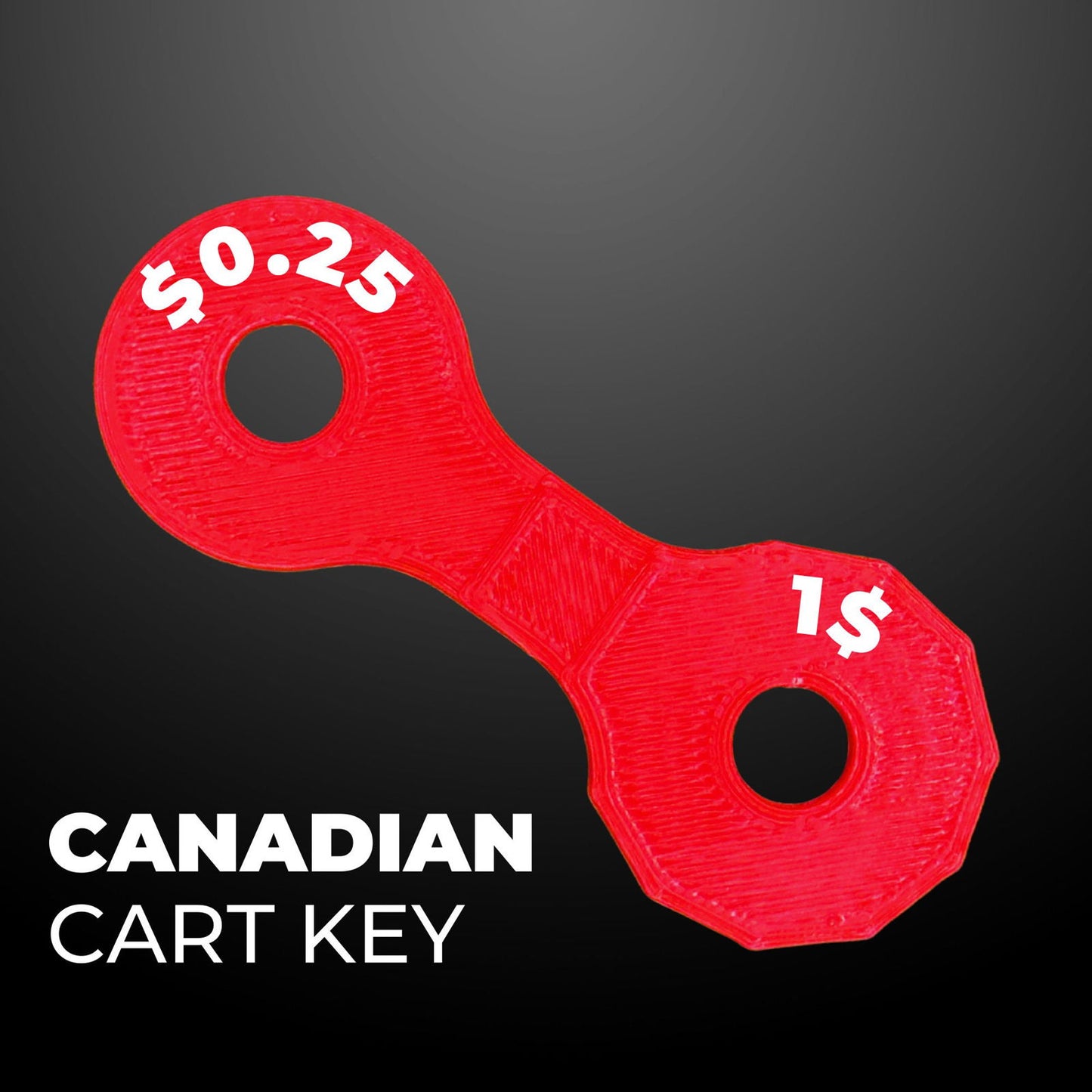 Canadian Cart Coin Keys - Harkak Creative