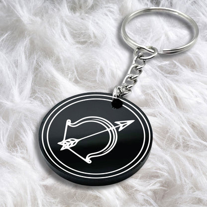 Cancer - Zodiac Sign Keychain - Harkak Creative