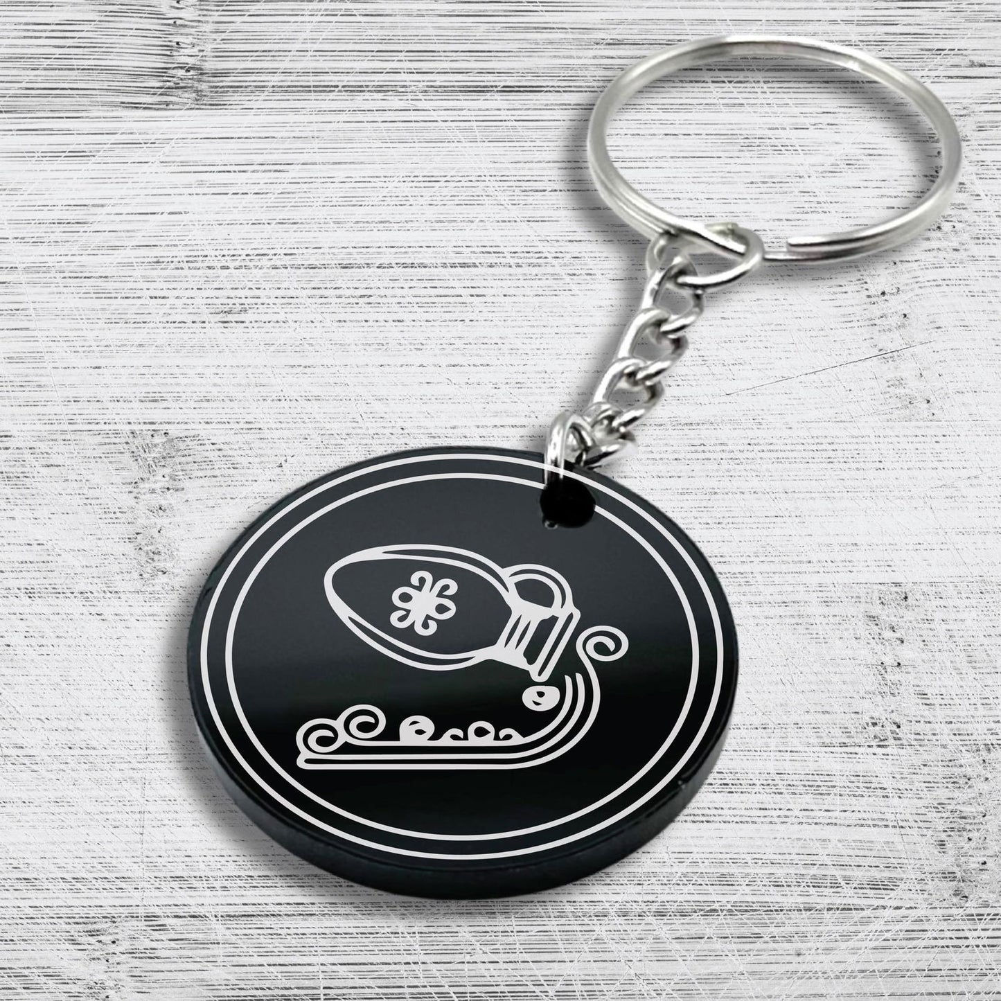 Cancer - Zodiac Sign Keychain - Harkak Creative