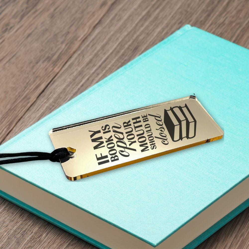 Coffee & Book Acrylic Bookmark - Harkak Creative