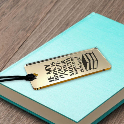 Coffee & Book Acrylic Bookmark - Harkak Creative