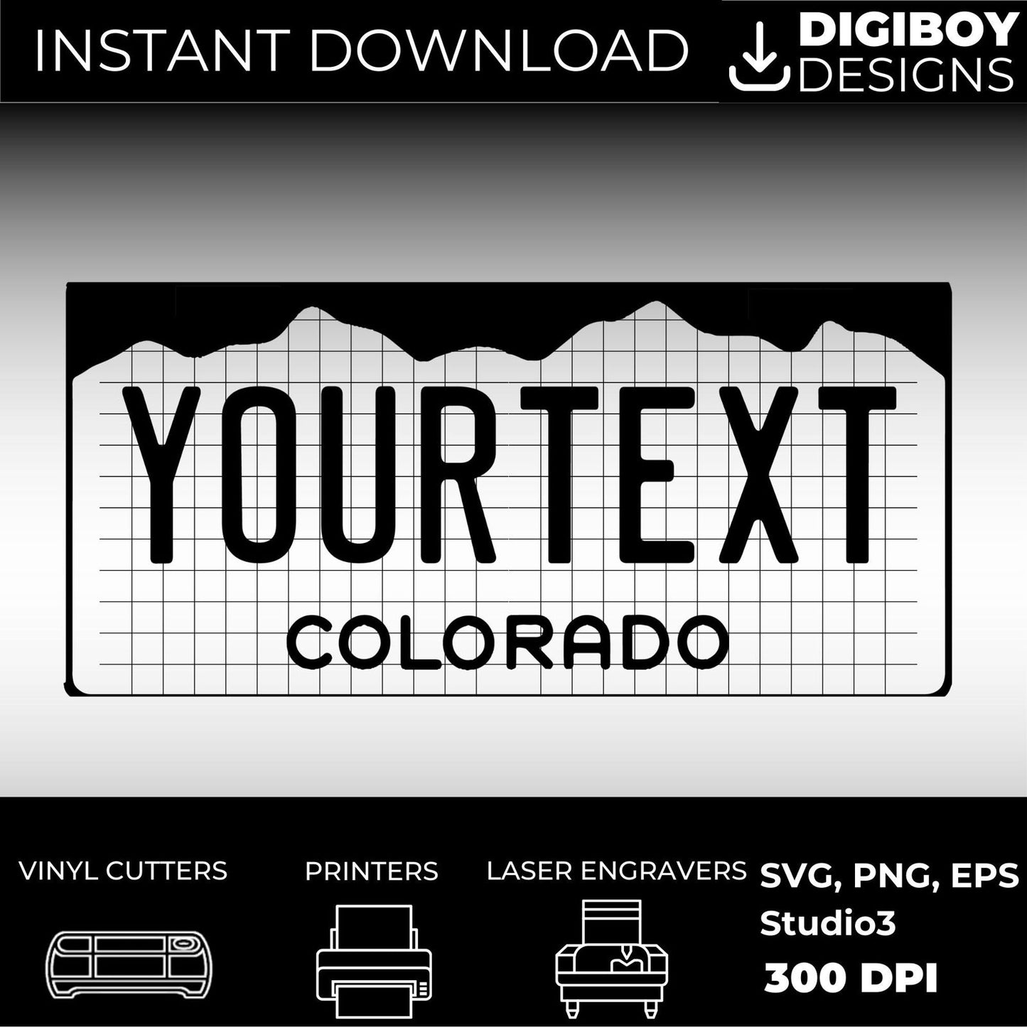 Colorado License Plate File - Harkak Creative