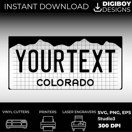 Colorado License Plate File - Harkak Creative