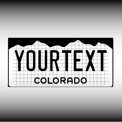 Colorado License Plate File - Harkak Creative