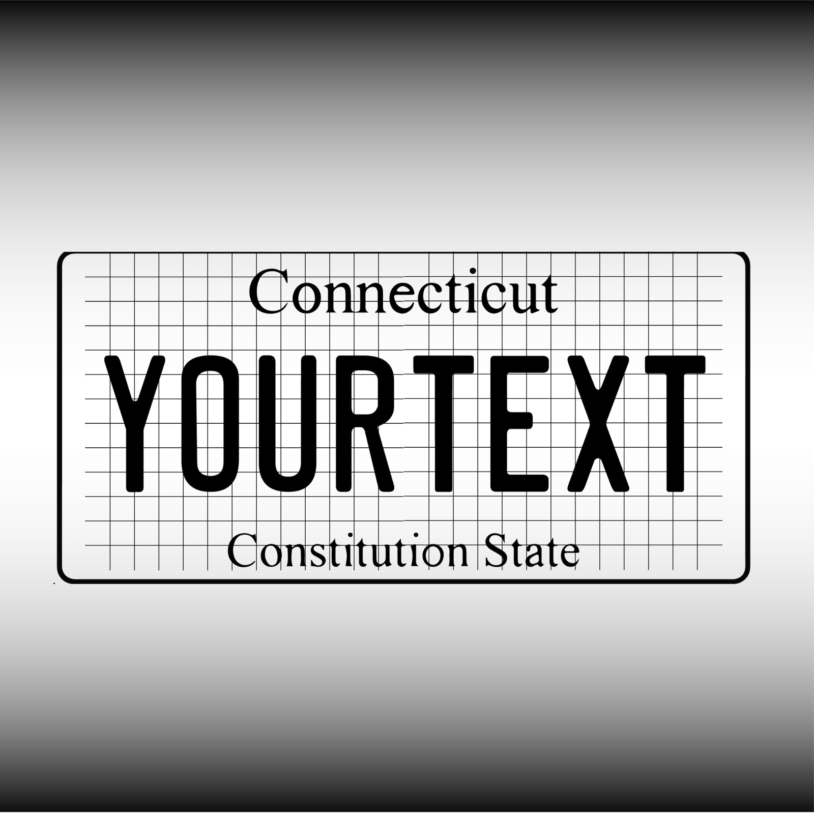 Connecticut License Plate File - Harkak Creative