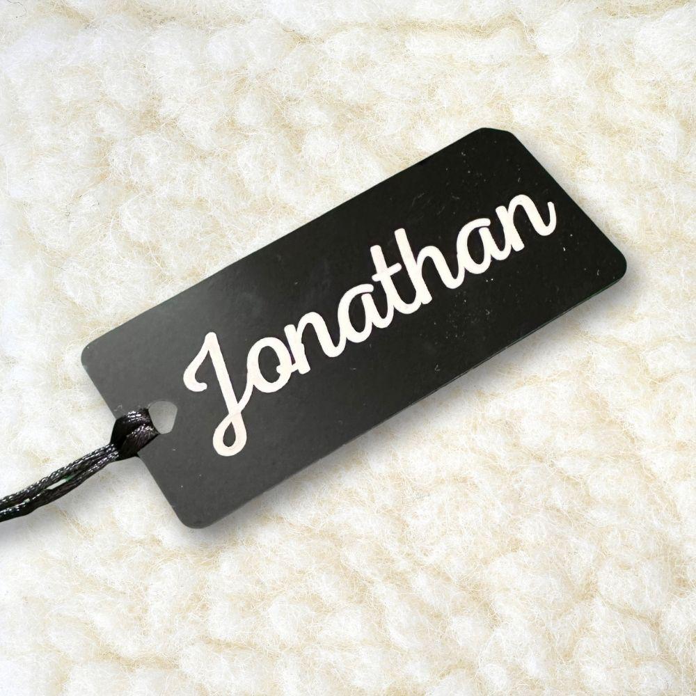 Custom Acrylic Gift Tags with Name - Harkak Creative