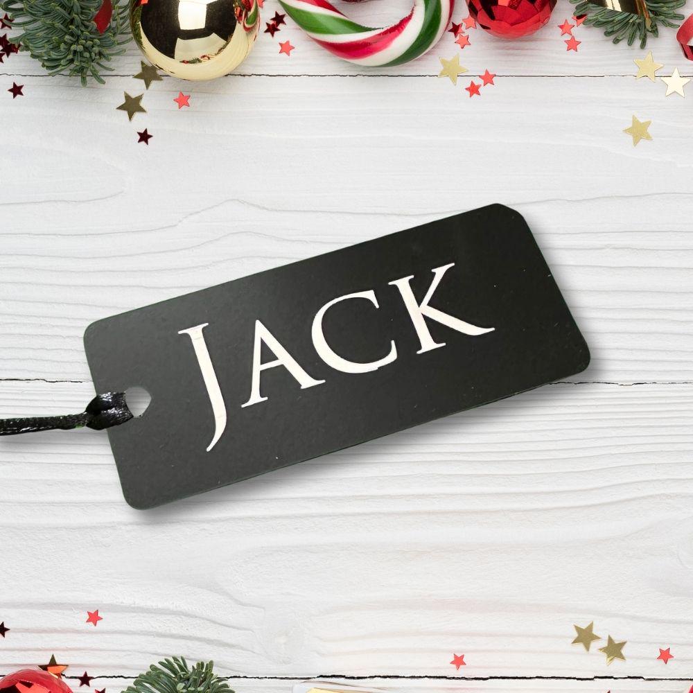 Custom Acrylic Gift Tags with Name - Harkak Creative