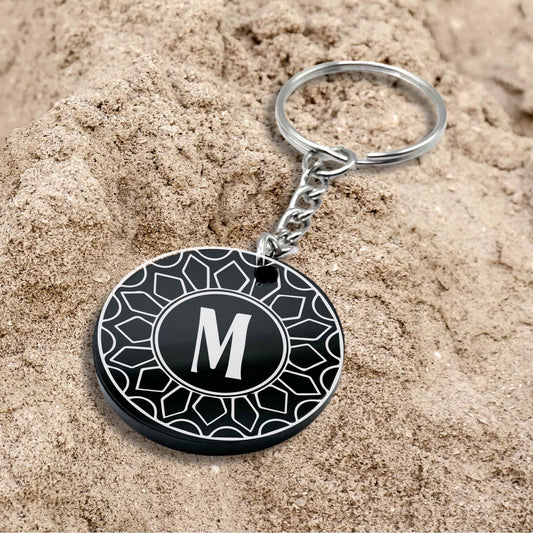 Custom Name Initial Keychain - Harkak Creative