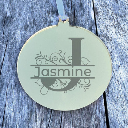 Custom Name initial Ornaments - Harkak Creative