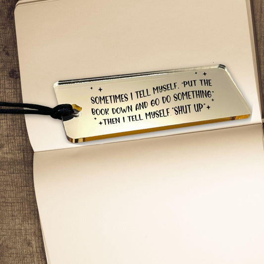 Custom Quote Acrylic Bookmark - Harkak Creative