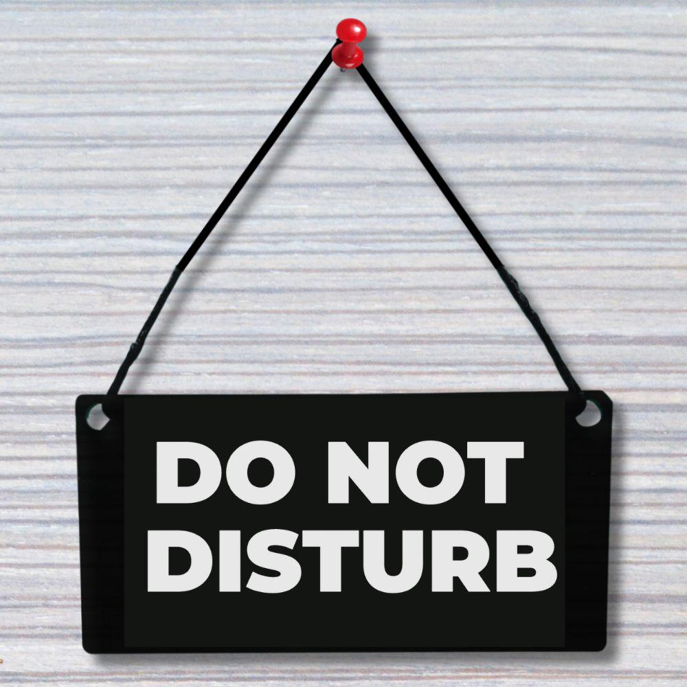 DO NOT DISTURB Door Sign - Harkak Creative
