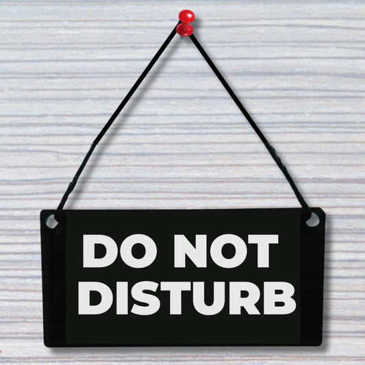 DO NOT DISTURB Door Sign - Harkak Creative