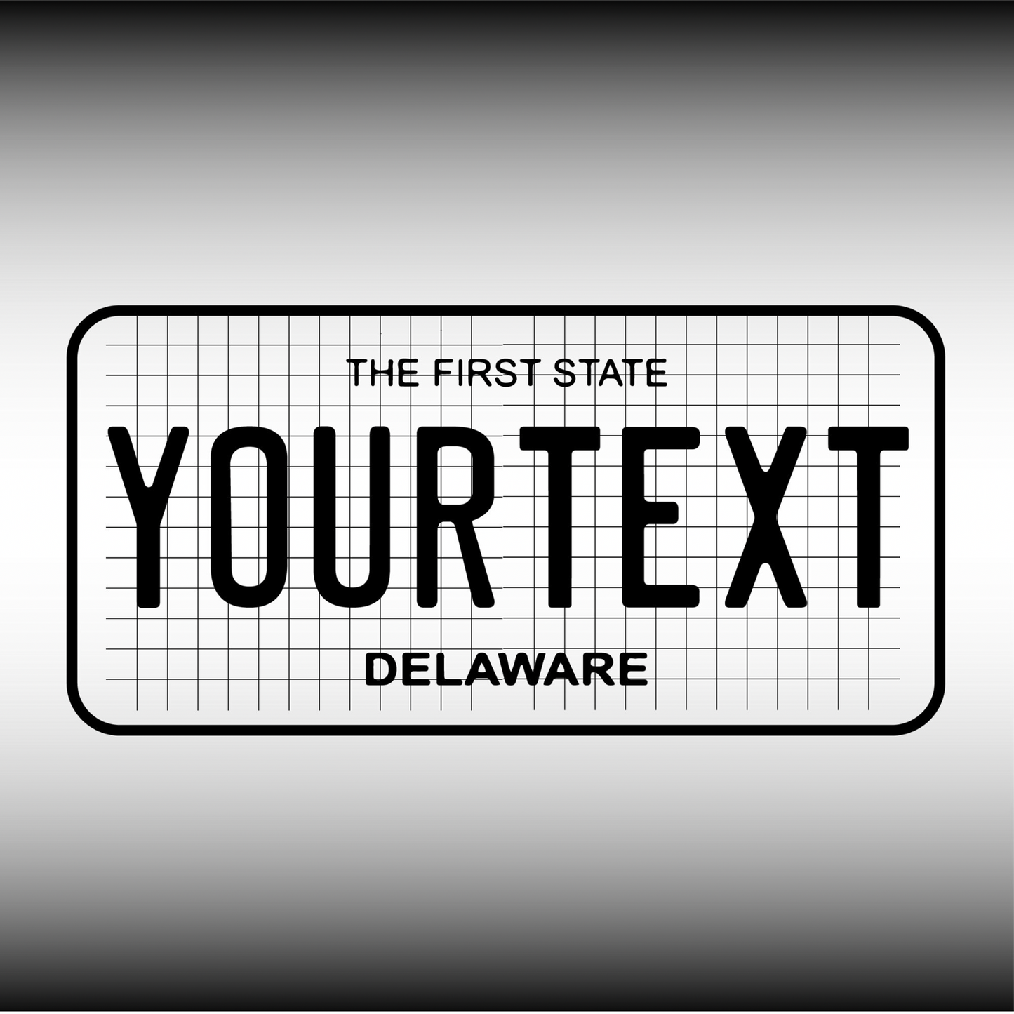 Delaware License Plate File - Harkak Creative