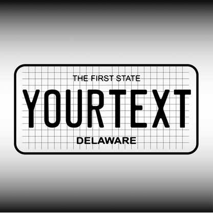 Delaware License Plate File - Harkak Creative