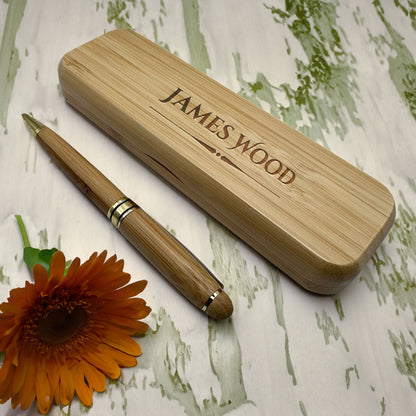 Engraved gift pen in gift box - Harkak Creative