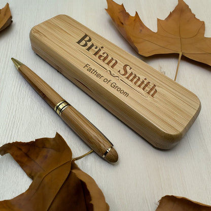 Engraved gift pen in gift box - Harkak Creative