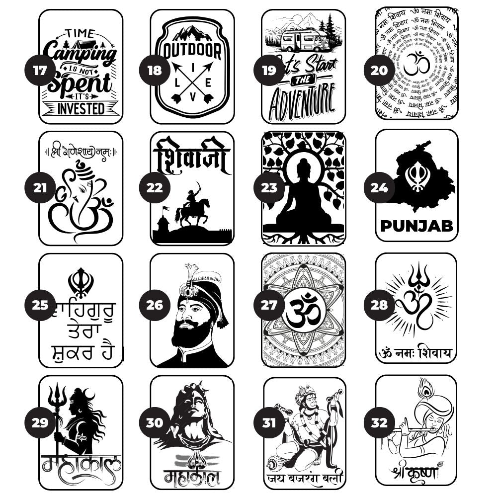 Enjoy The Ride Car Hangings - Harkak Creative