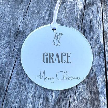 Family Name Christmas Ornament - Harkak Creative