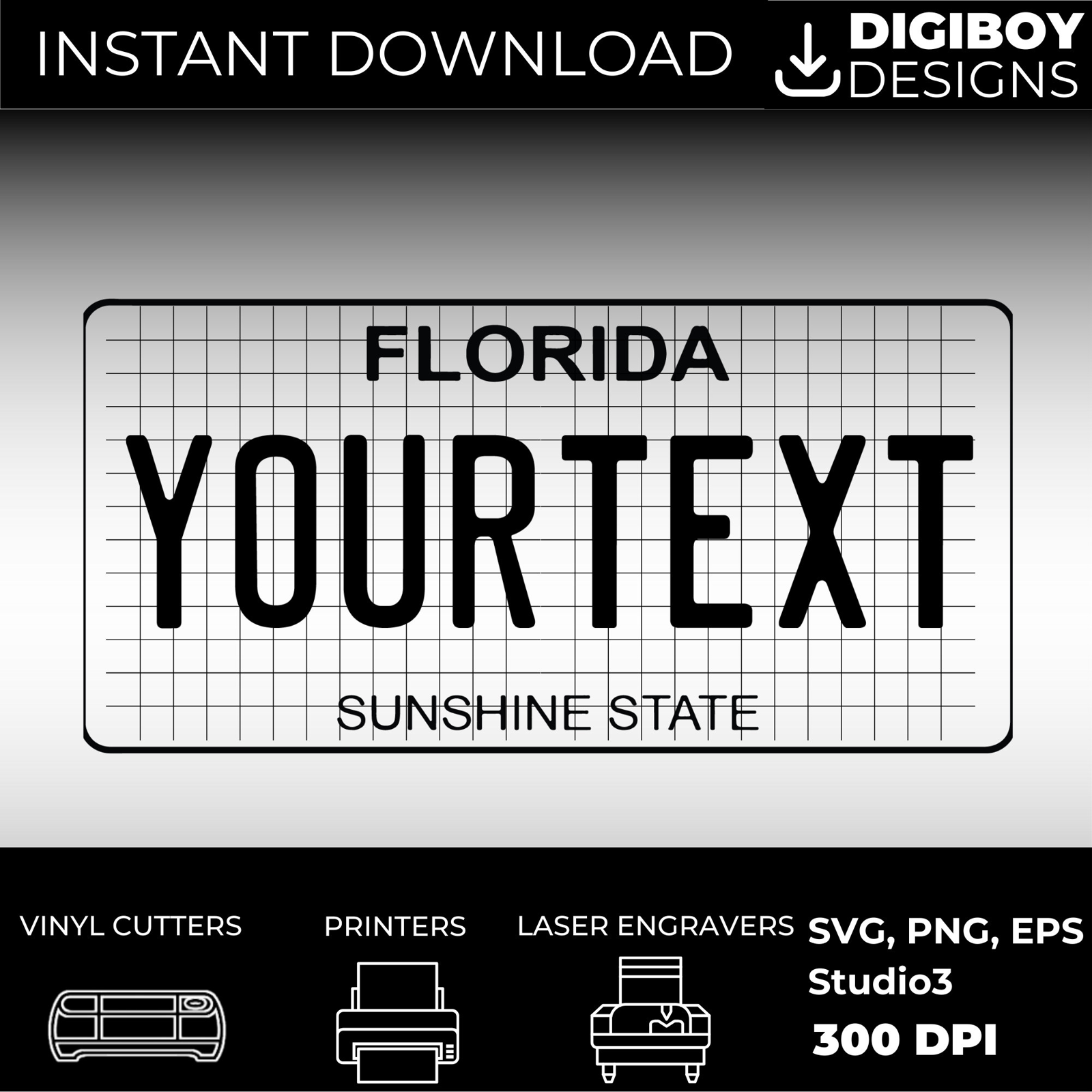 Florida License Plate File - Harkak Creative