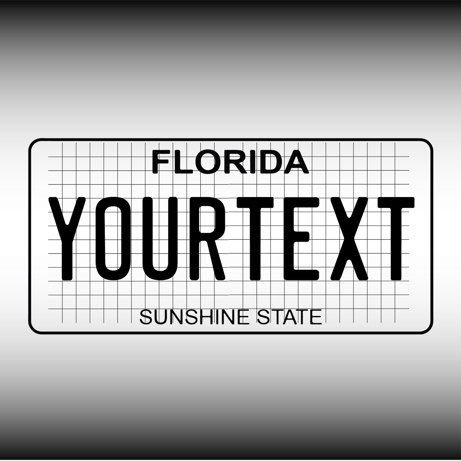 Florida License Plate File - Harkak Creative