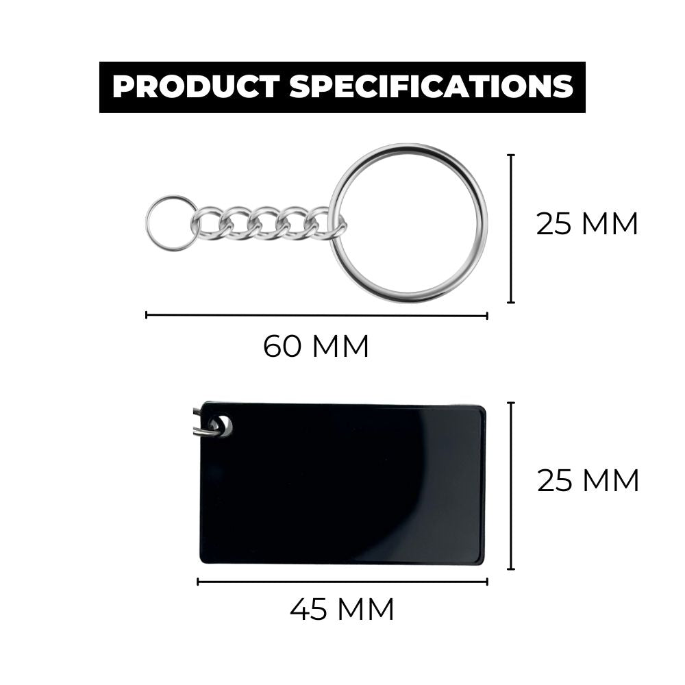 Florida License plate keychain souvenir tags - Harkak Creative