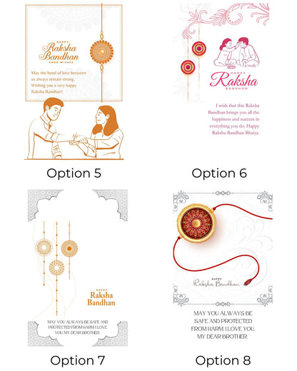 Golden Pearl Rakhi - Harkak Creative