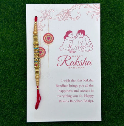 Golden Rakhi - Harkak Creative