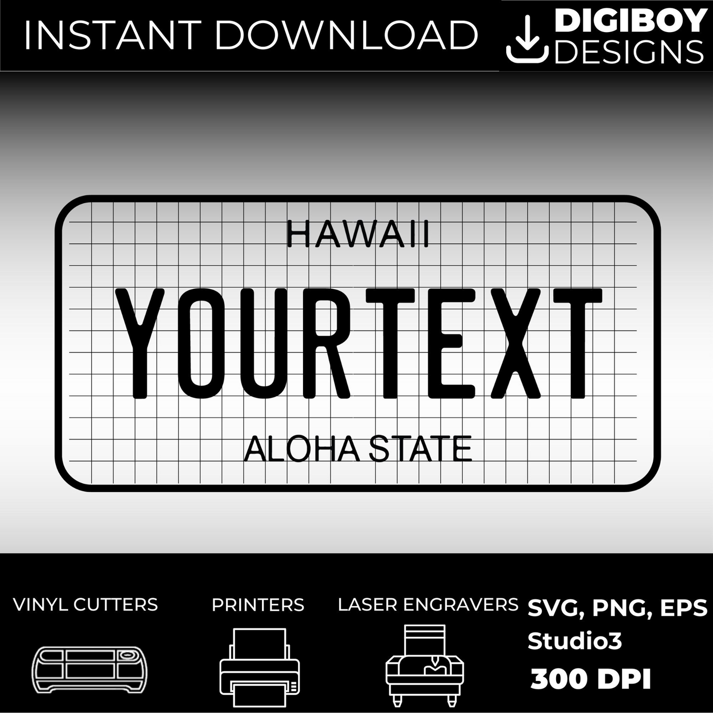 Hawaii License Plate File - Harkak Creative