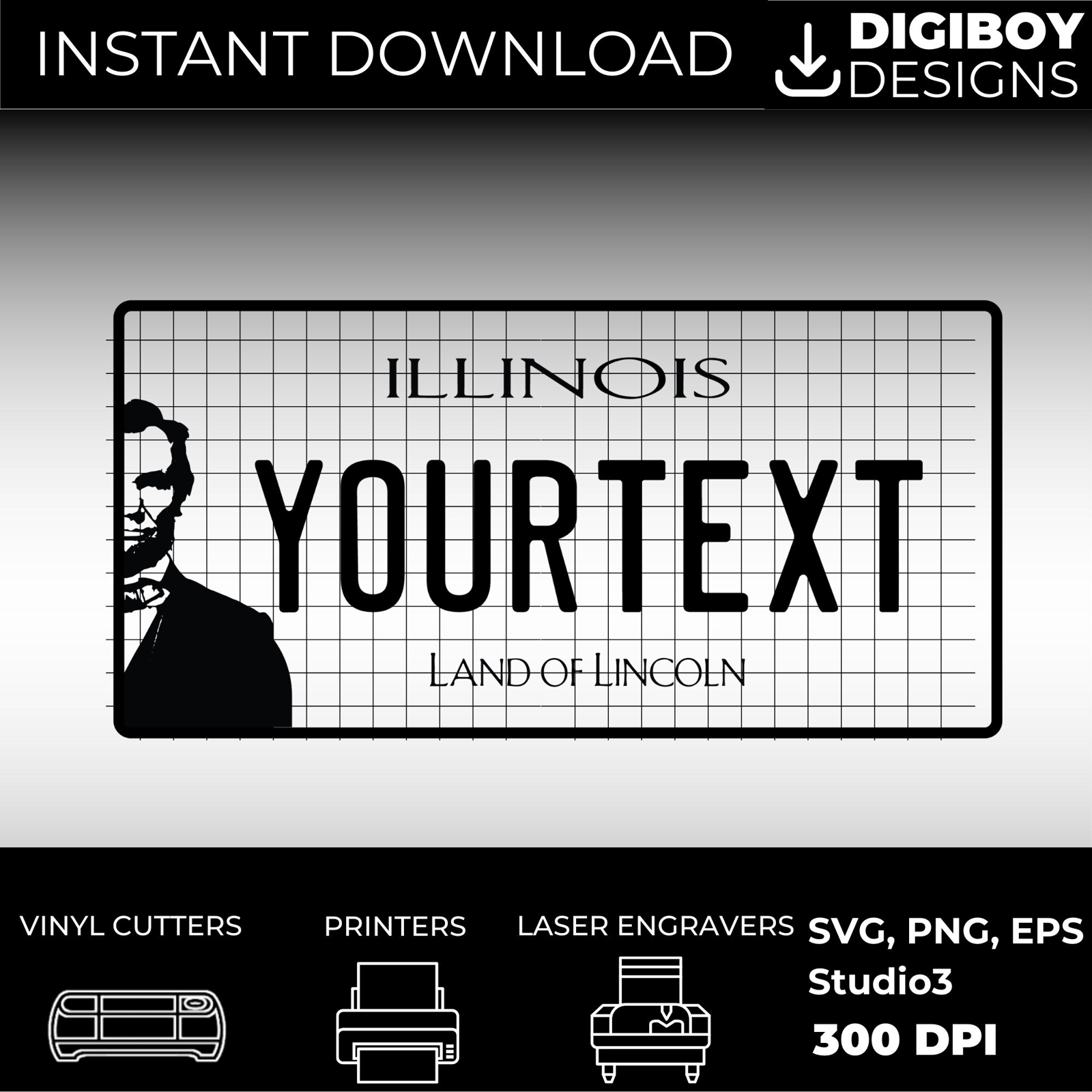 Illinois License Plate File - Harkak Creative