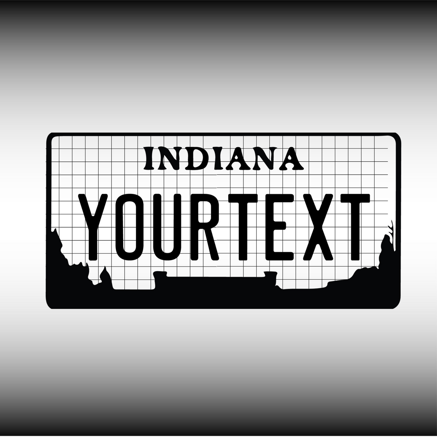 Indiana License Plate File - Harkak Creative