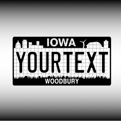 Iowa License Plate File - Harkak Creative