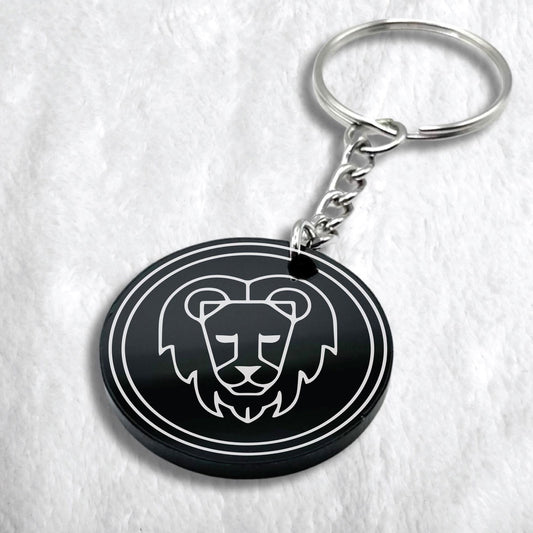Leo - Zodiac Sign Keychain - Harkak Creative