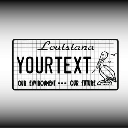 Louisiana License Plate File - Harkak Creative