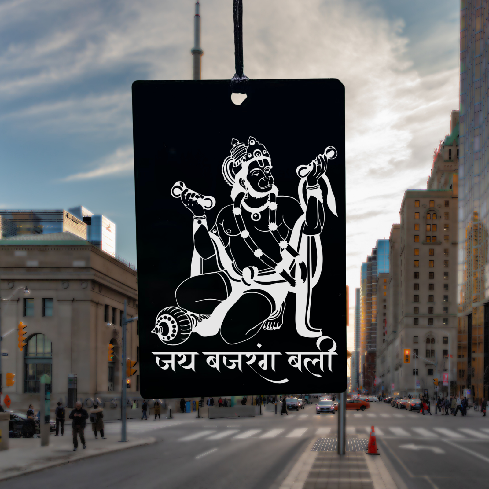 Mahakaal Car Hangings - Harkak Creative